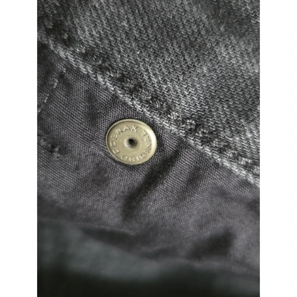Saint Laurent Paris D14 Black Slim-fit Low-waist Mens Jeans Denim Italy 34×32